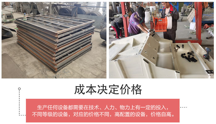 直線篩分機篩網，篩箱部件展示